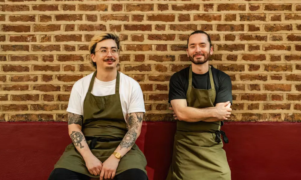 Chefs Yuji Shimokawa Kelly and Robin Kosuge