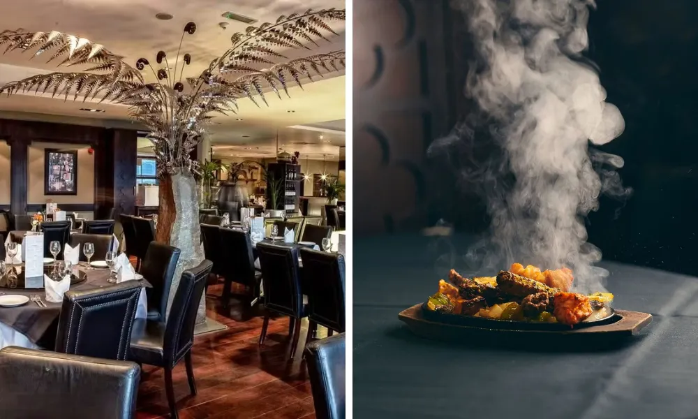 Indian restaurant interiors for wedding event
