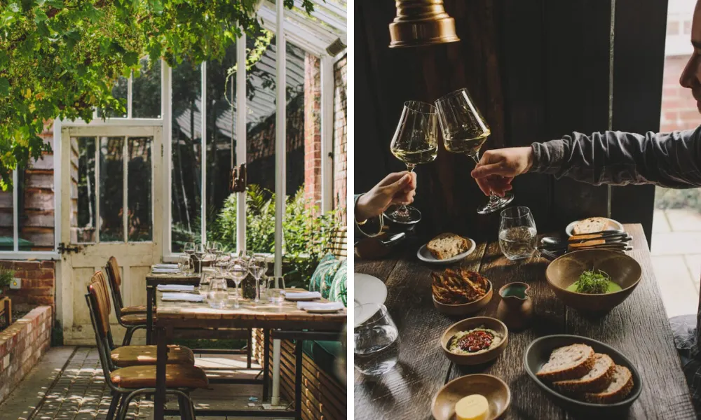 kynd terrace and dishes