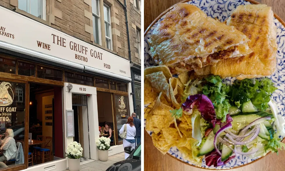 sandwiches at the gruff goat