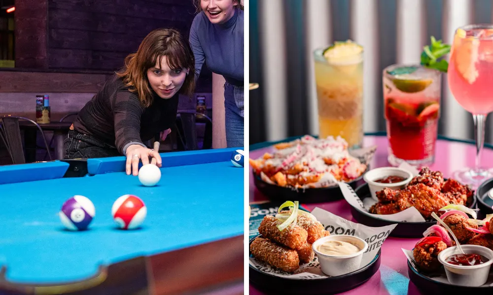 pool at boom battle bar