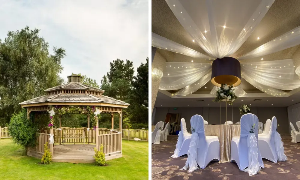 outside gazebo at mercure maidstone