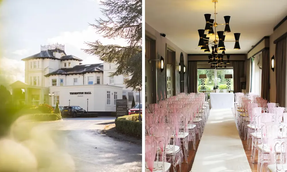 thornton hall hotel wedding ceremony