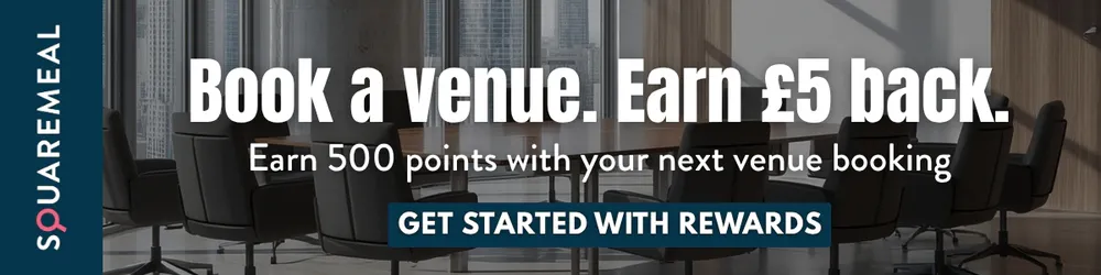 book a venue, earn 5 rewards banner