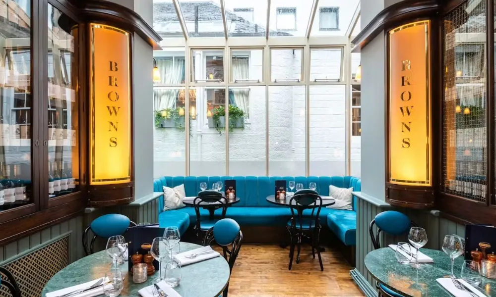 dining room at browns