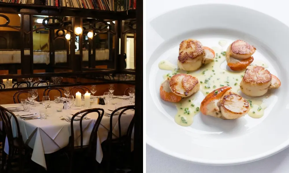scallops at cafe st honore