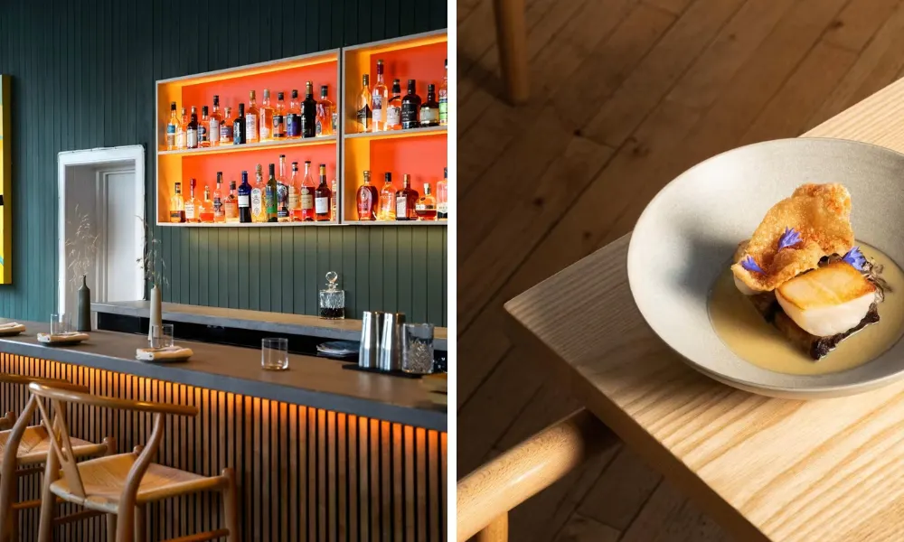 counter dining at heron