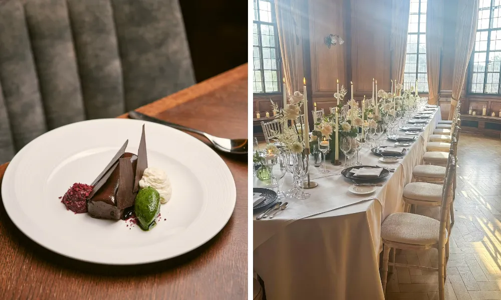 The Grand private dining room with long table