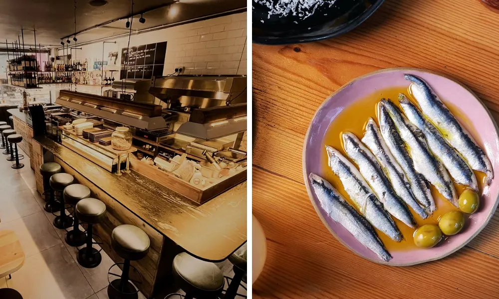 counter dining at condesa