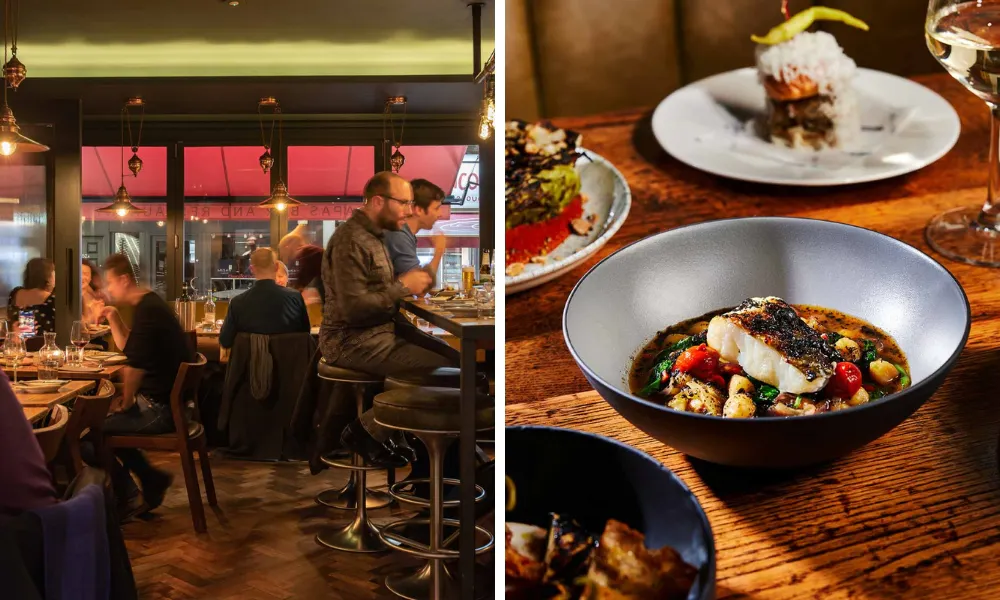 busy dining room at ember yard