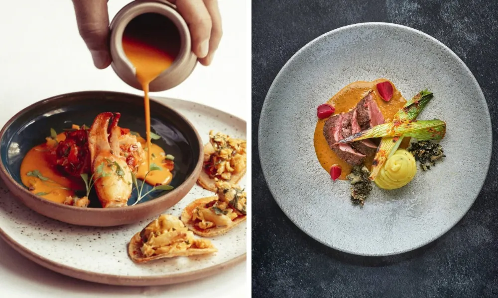 lobster claw and balmoral venison 