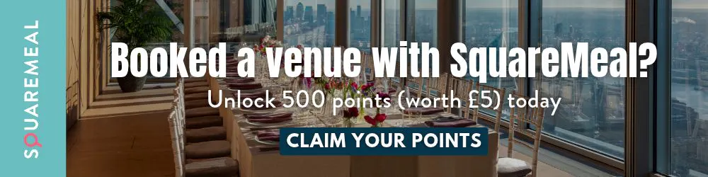 banner SquareMeal venue booking rewards