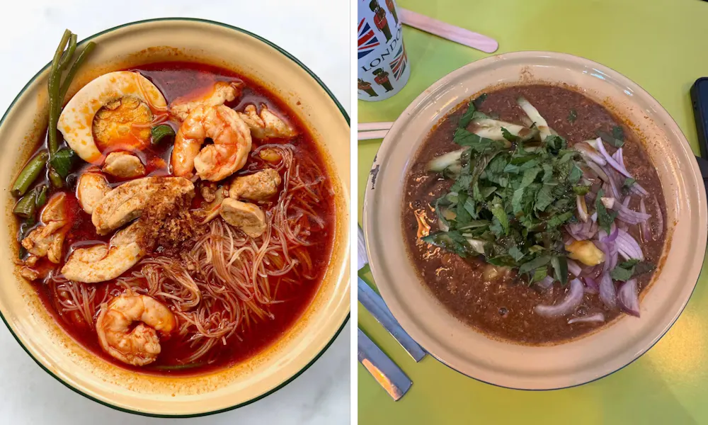 penang laksa at 7 floor malaysia tea room