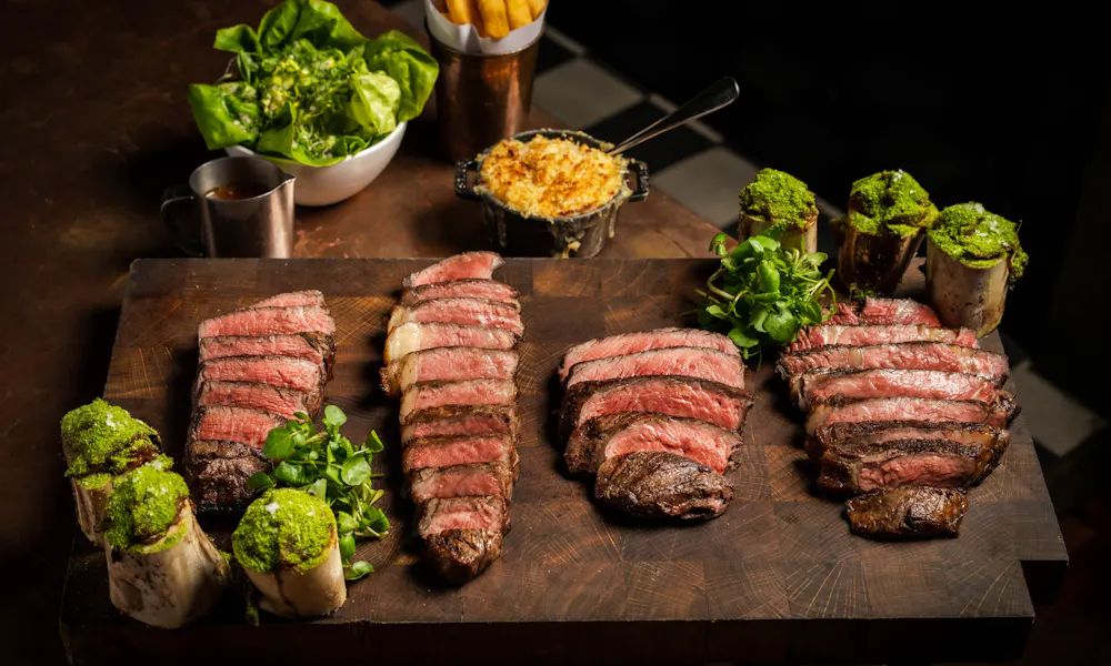 hawksmoor steak flight with sides
