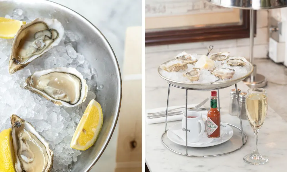 stands of oysters from randall and aubin