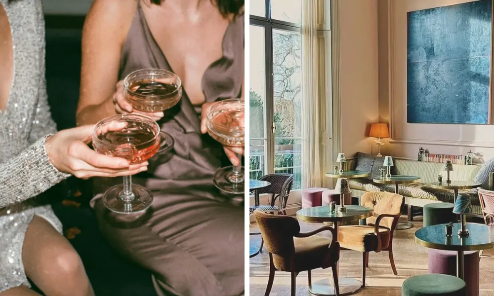 drawing room at riverhouse restaurant