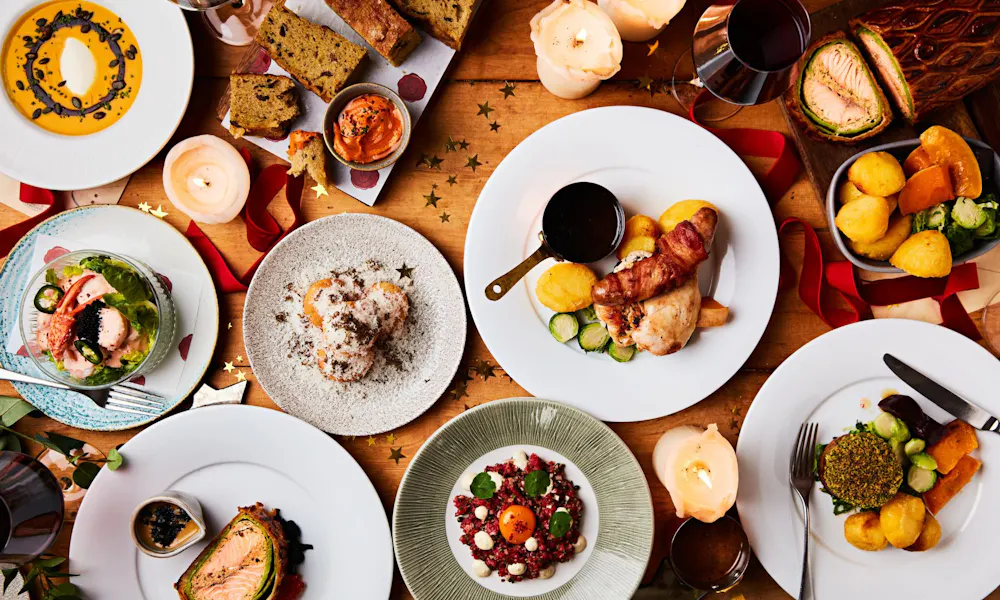 duck and waffle christmas table