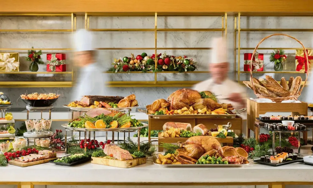 Christmas brunch buffet