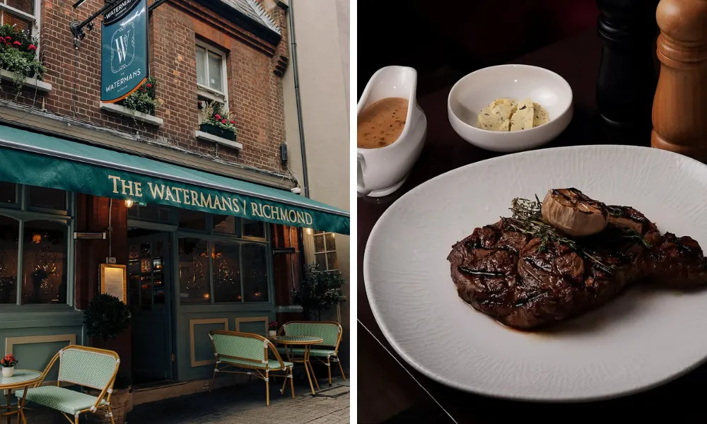 watermans christmas day food in london