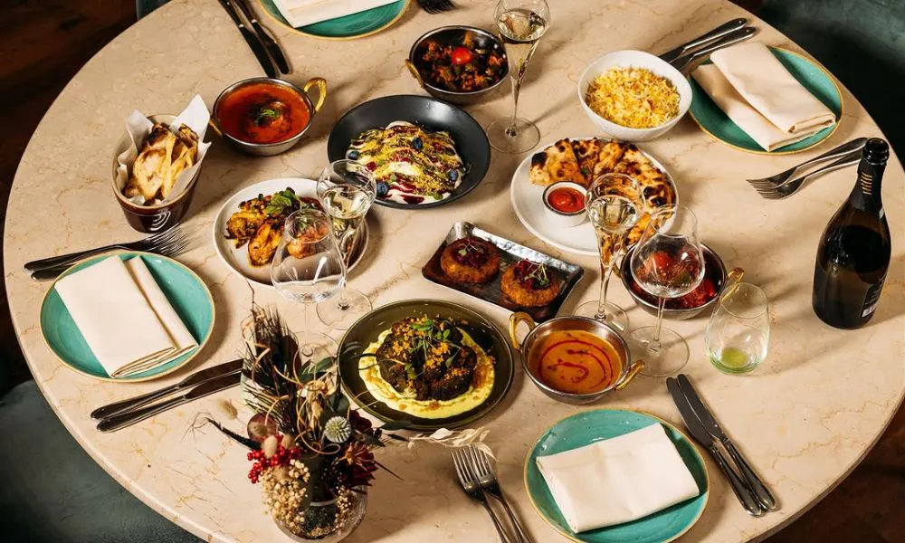 Indian dishes at Kahani