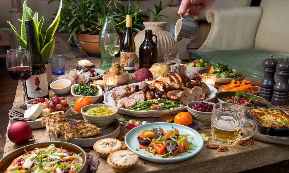 christmas spread 