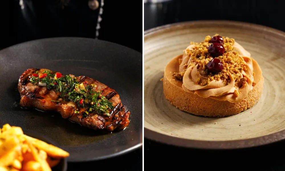 Gaucho steak and dessert