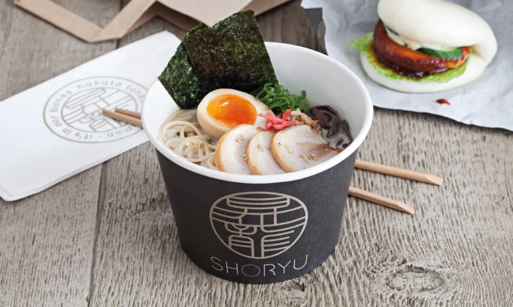 bowls of ramen from Shoryu