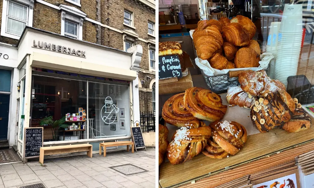 pastries at lumberjack camberwell