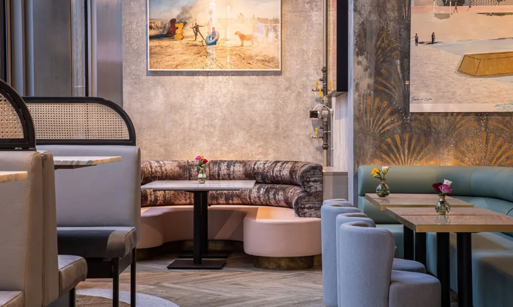 plush seating at paradise green