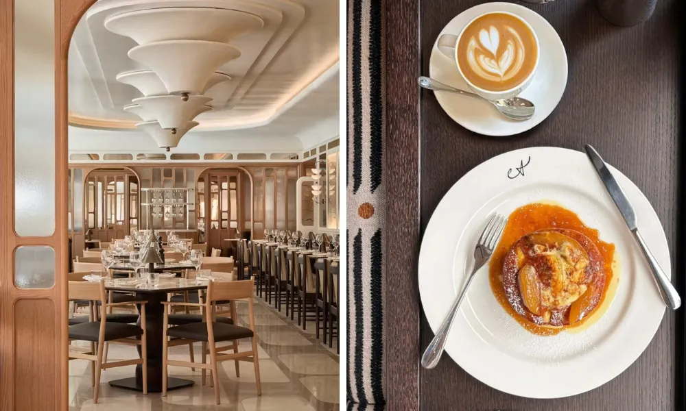 coffee at brasserie angelica