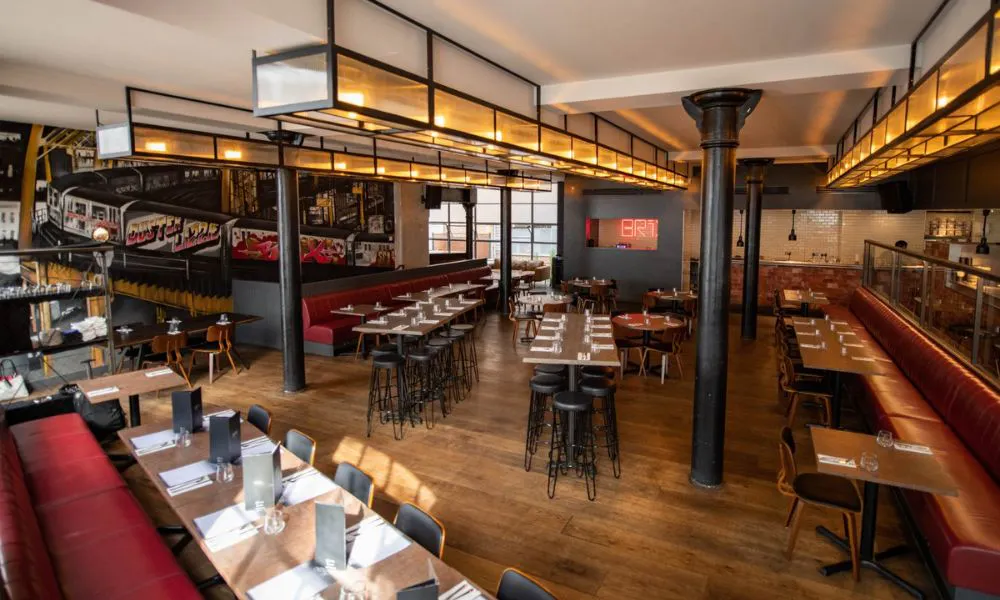 main dining room at BRIX