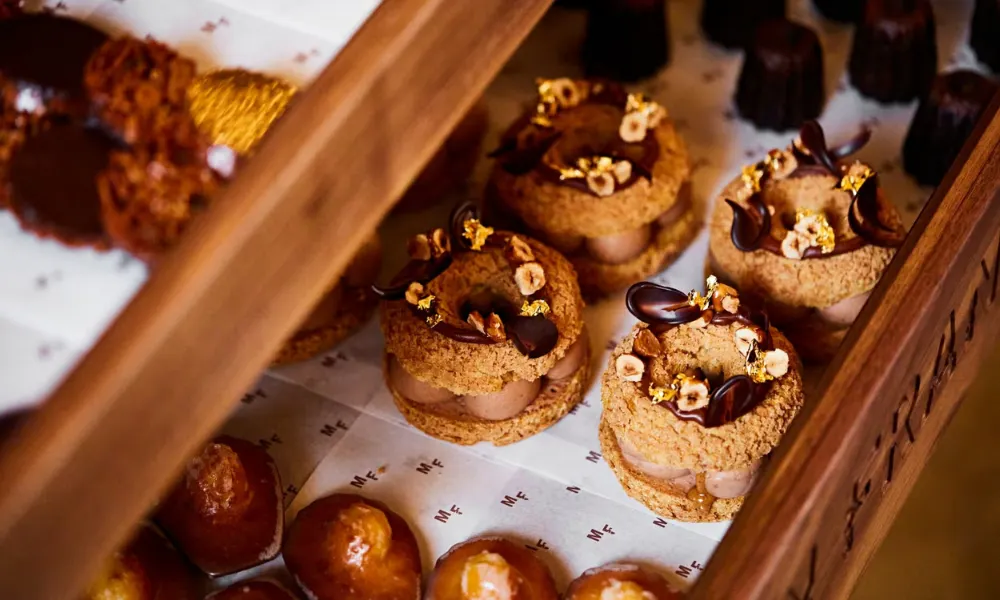 maison francois dessert trolley