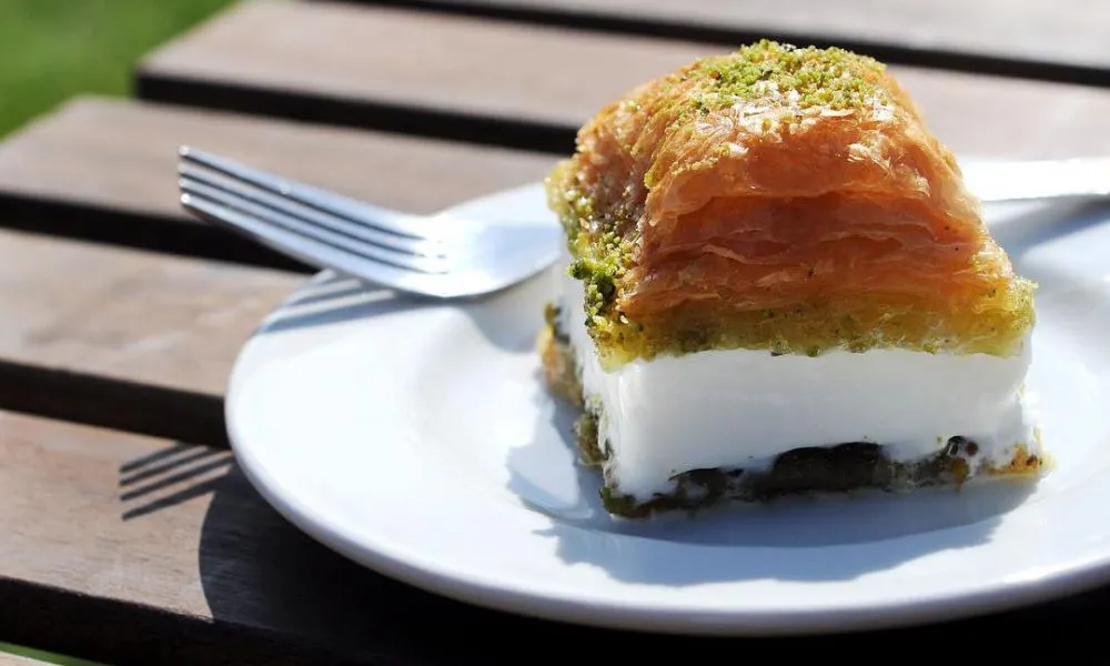 Baklava ice cream sandwich