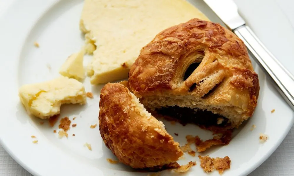 Eccles Cake and Lancashire Cheese