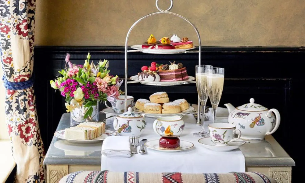Afternoon tea at Brasserie Max in the Covent Garden Hotel 