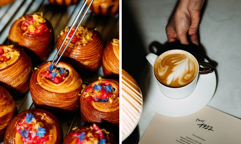 cafe 1922 pastries and coffee