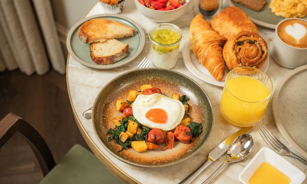 Fried egg hash