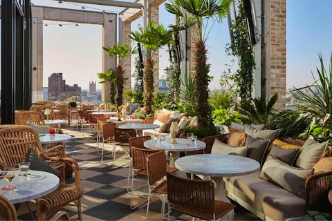 The best restaurants with rooftop terraces