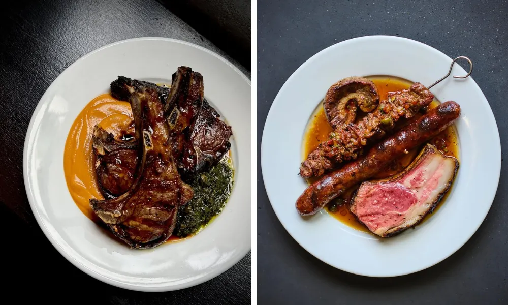 roast meats and mixed grills at acme fire cult