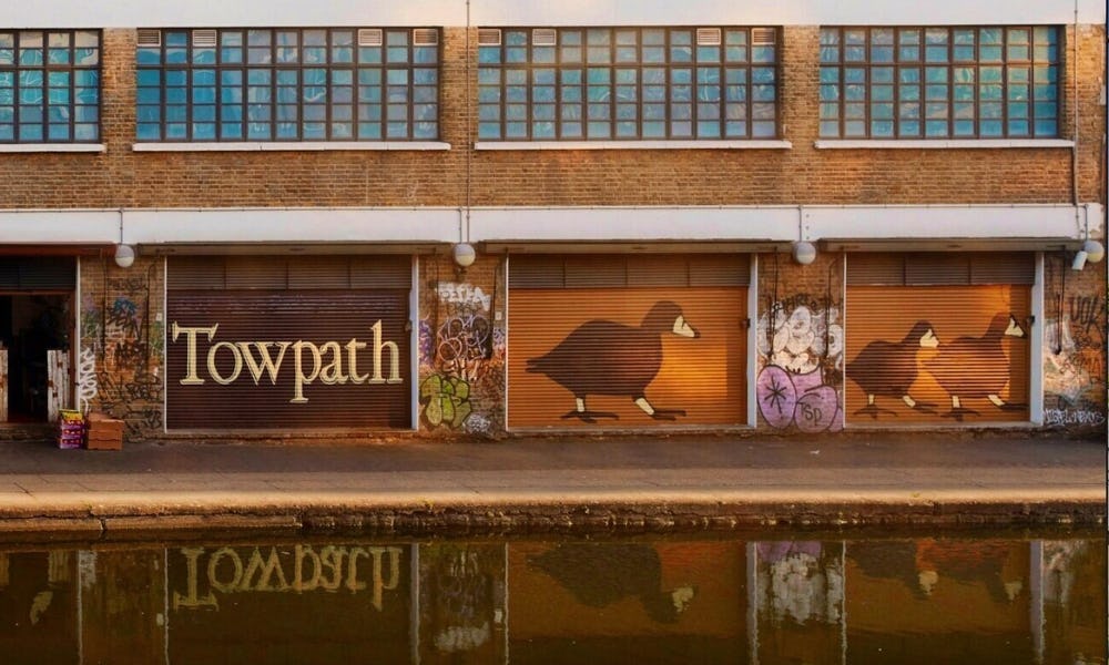 view of the towpath cafe