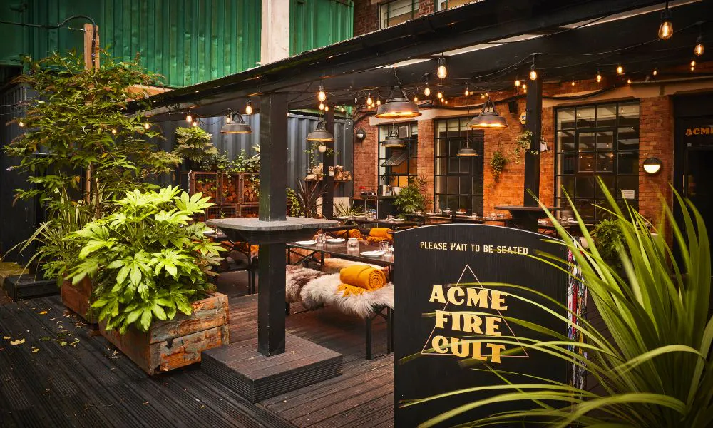 Acme Fire Cult's terrace