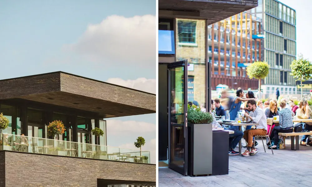 the lighterman's outdoor terrace
