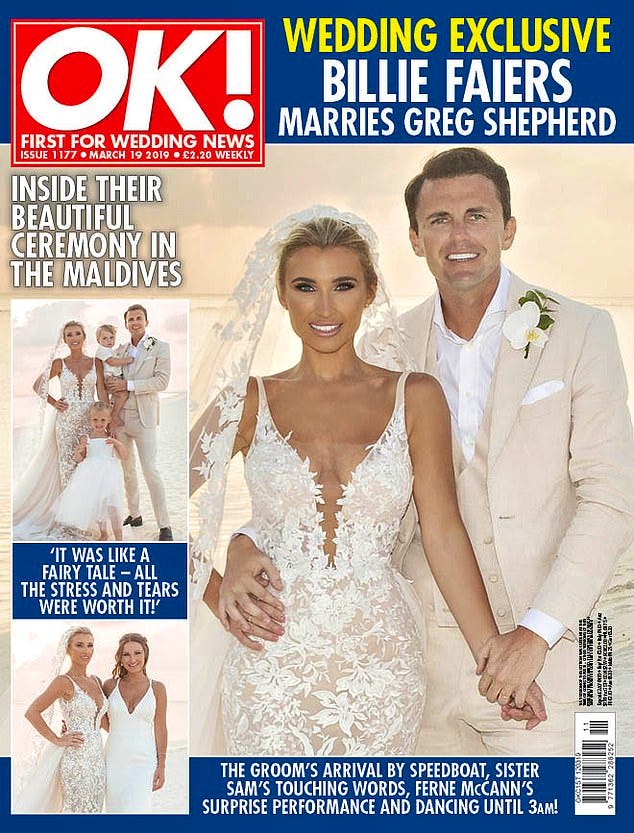 Billie faiers shop wedding dress cost