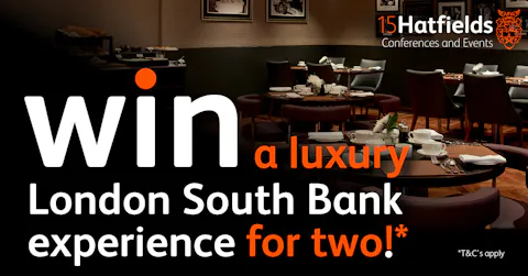 Win a luxury London South Bank experience for two courtesy of 15Hatfields