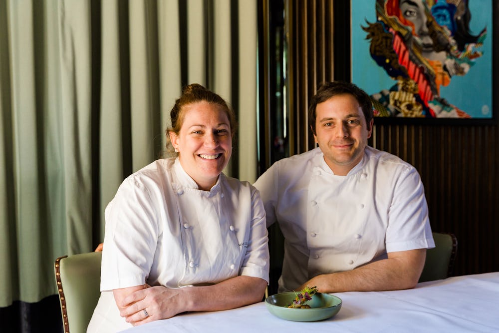 Shauna and Mark Froydenlund, chef-patrons of MARCUS  
