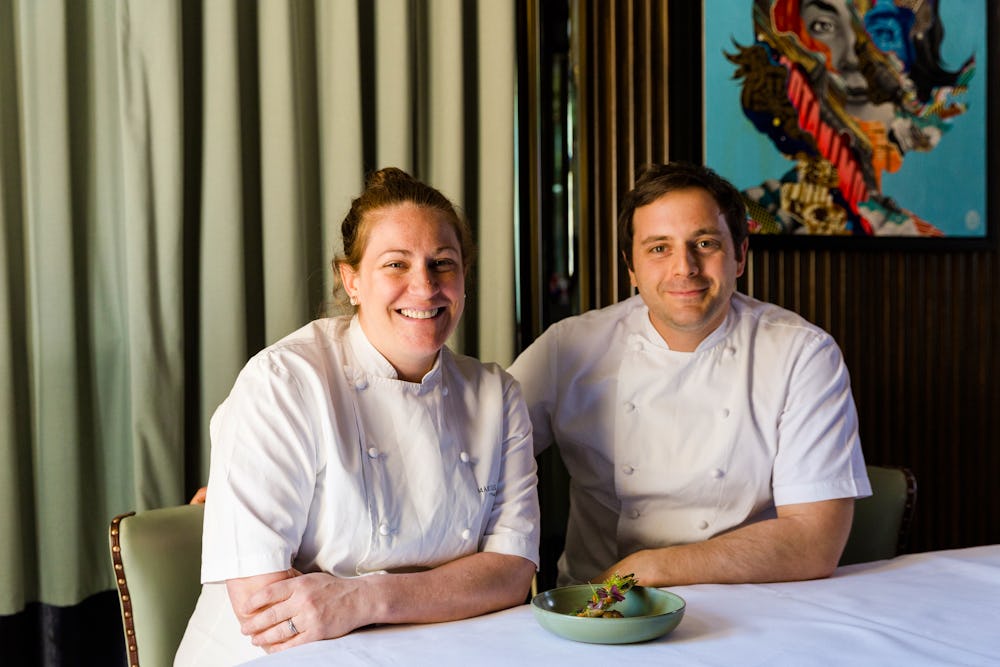 Shauna and Mark Froydenlund, chef-patrons of MARCUS