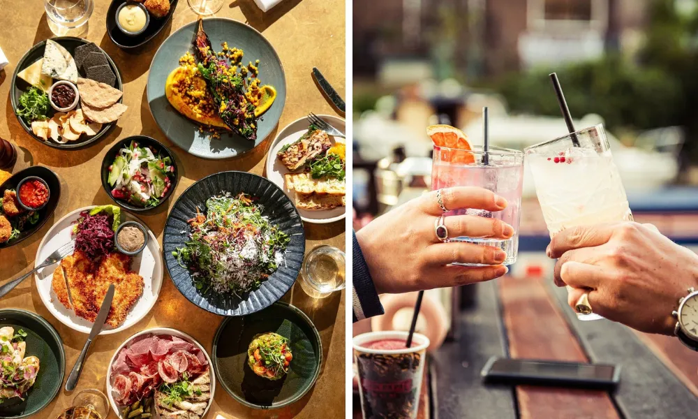 brunch and cocktails at rotunda