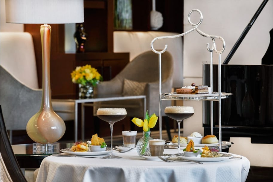 A London hotel is serving an afternoon 'tea' featuring four coffees