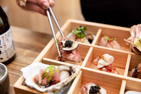 Win A5 Japanese Wagyu on hot stone, sushi and a glass of Champagne for two at Hot Stone