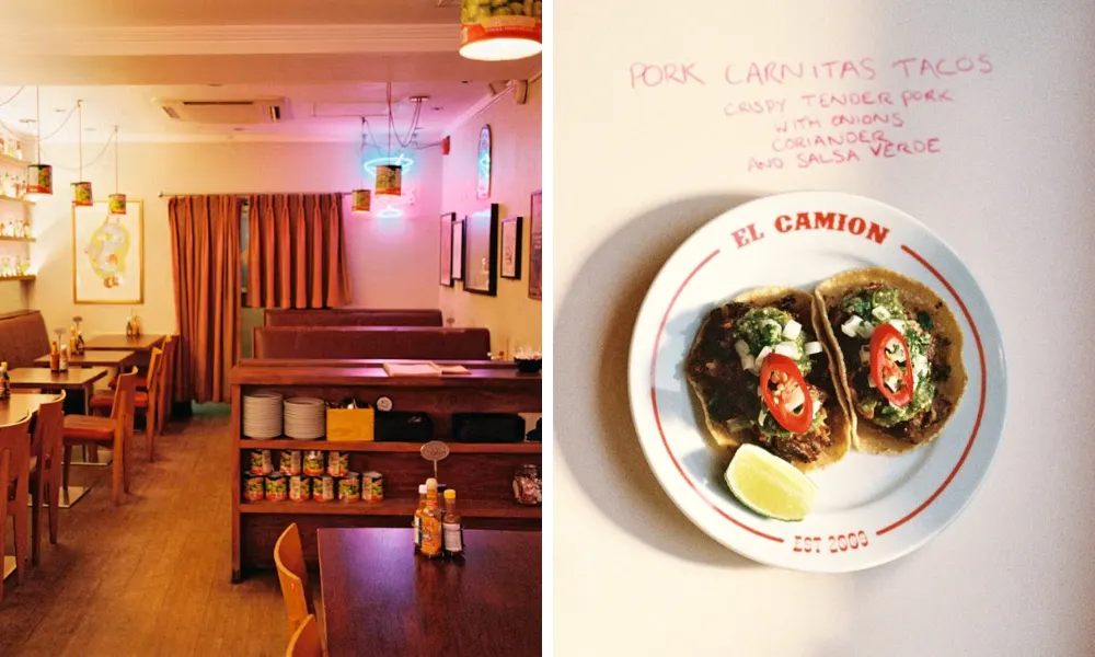 el camion soho carnitas tacos